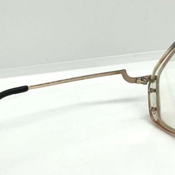 VINTAGE 70s OVERSIZED EYEGLASSES CLEAR GRADIENT BLUE PINK RETRO UNISEX FRAMES - Picture 8 of 16